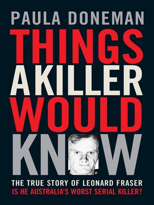 cover image of Things a Killer Would Know